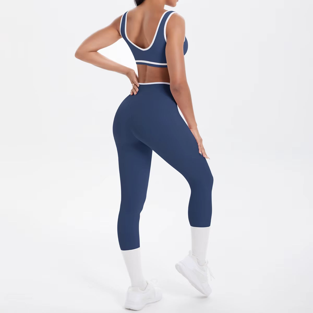 Yoga Set Women Tracksuit Nude Feeling Workout Sets Gym Clothes Push up Fitness Running Sportwear Sport Bra Leggings Suit