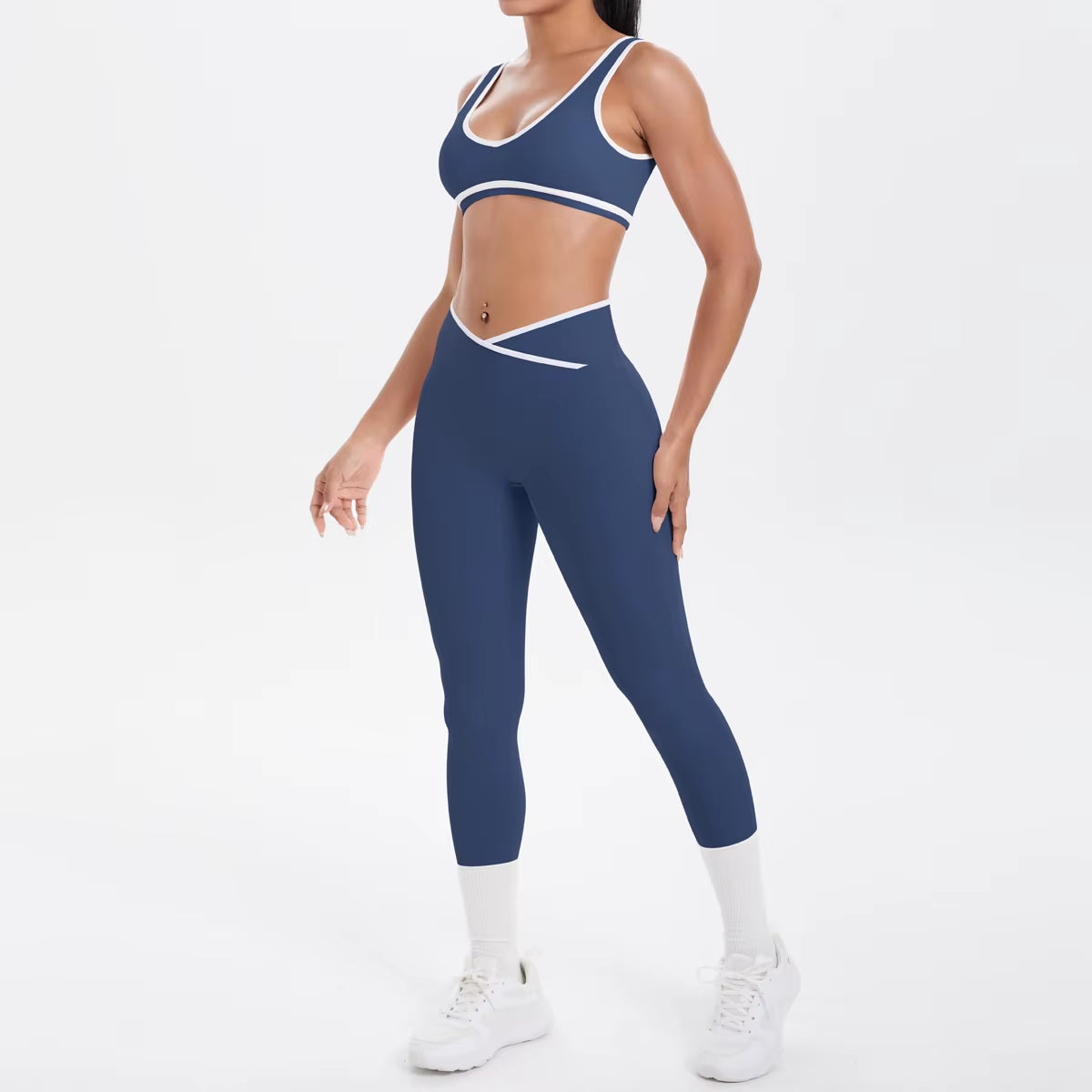 Yoga Set Women Tracksuit Nude Feeling Workout Sets Gym Clothes Push up Fitness Running Sportwear Sport Bra Leggings Suit