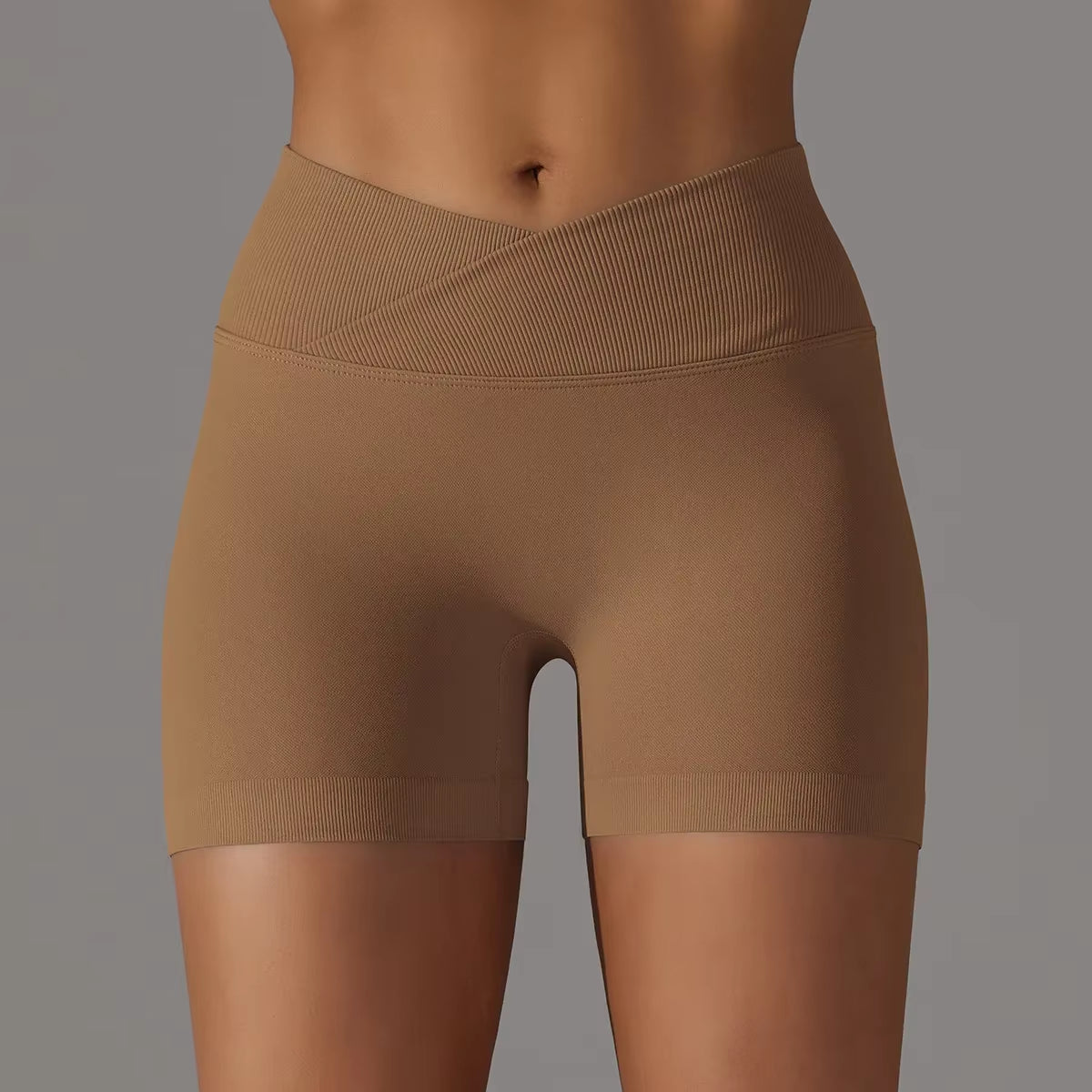 Women High Waist Workout Fitness Yoga Shorts Gym Push up Yoga Leggings Scrunch Butt Seamless Sports Shorts