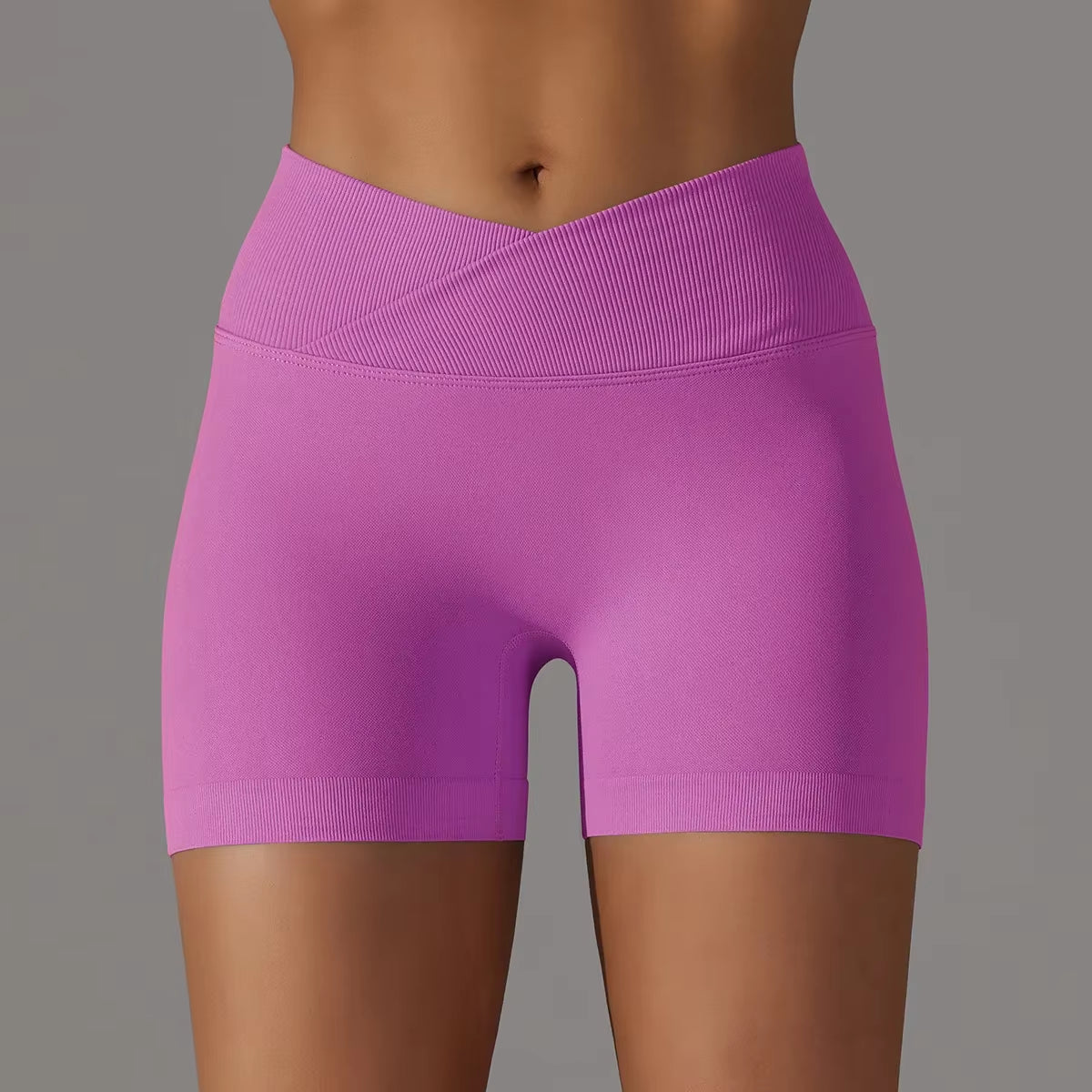 Women High Waist Workout Fitness Yoga Shorts Gym Push up Yoga Leggings Scrunch Butt Seamless Sports Shorts